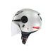 JET HELMET MT HELMETS LITE SOLID A0 GLOSS PEARL WHITE M KID