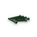 SCREWS PUIG ANODIZED 0346V GREEN M6 X 35MM (6PCS)