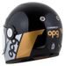 FULL FACE HELMET CASSIDA FIBRE OPG BLACK/ GOLD/ SILVER XS