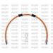 STANDARD FRONT BRAKE HOSE KIT VENHILL POWERHOSEPLUS TRI-8003FS-OR (3 HOSES IN KIT) ORANGE HOSES, STAINLESS STEEL FITTINGS