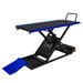 MOTORCYCLE LIFT LV8 GOLDRAKE 600C FLOOR VERSION EG600CE.B WITH ELECTRO-HYDRAULIC UNIT (BLACK AND BLUE RAL 5005)