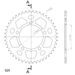 REAR ALU SPROCKET SUPERSPROX RAL-7:46-BLK CRNI 46T, 525