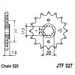CHAIN KIT EK - ZLAT CHAIN 520 MRD, NON-SEALED, CHK FRONT SPROCKET JT, CHK REAR SPROCKET JT FOR HONDA CRF 230 F 2003-2019