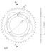 REAR ALU SPROCKET SUPERSPROX RAL-28:43-BLK CRNI 43T, 520