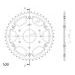 REAR SPROCKET SUPERSPROX STEALTH RST-905:45-ORG ORANGE 45T, 520