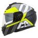 FULL FACE HELMET CASSIDA MODULO 2.0 PROFILE WHITE/ BLACK/ FLUO YELLOW/ GREY XS