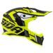 MOTOCROSS HELMET CASSIDA CROSS PRO II CONTRA FLUO YELLOW/ BLACK/ GREY/ WHITE XS