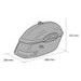 RIGID SADDLEBAG CUSTOMACCES TOURING AR0005N CRNI LEFT