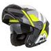 FULL FACE HELMET CASSIDA MODULO 2.0 PROFILE WHITE/ BLACK/ FLUO YELLOW/ GREY XS