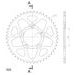 REAR ALU SPROCKET SUPERSPROX RAL-807:48-BLK CRNI 48T, 525