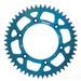 REAR ALU SPROCKET SUPERSPROX RAL-990:49-BLU PLAVI 49T, 520