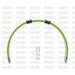 RACE FRONT BRAKE HOSE KIT VENHILL POWERHOSEPLUS APR-10001F-GR (1 HOSE IN KIT) GREEN HOSES, CHROMED FITTINGS