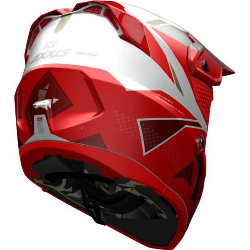 Moto Art - MX helmet AXXIS WOLF bandit b5 matt red M - AXXIS - WOLF BANDIT  - Helmets AXXIS - WOLF Off-road, Off road kacige AXXIS, Kacige AXXIS,  Odjeća i kacige,