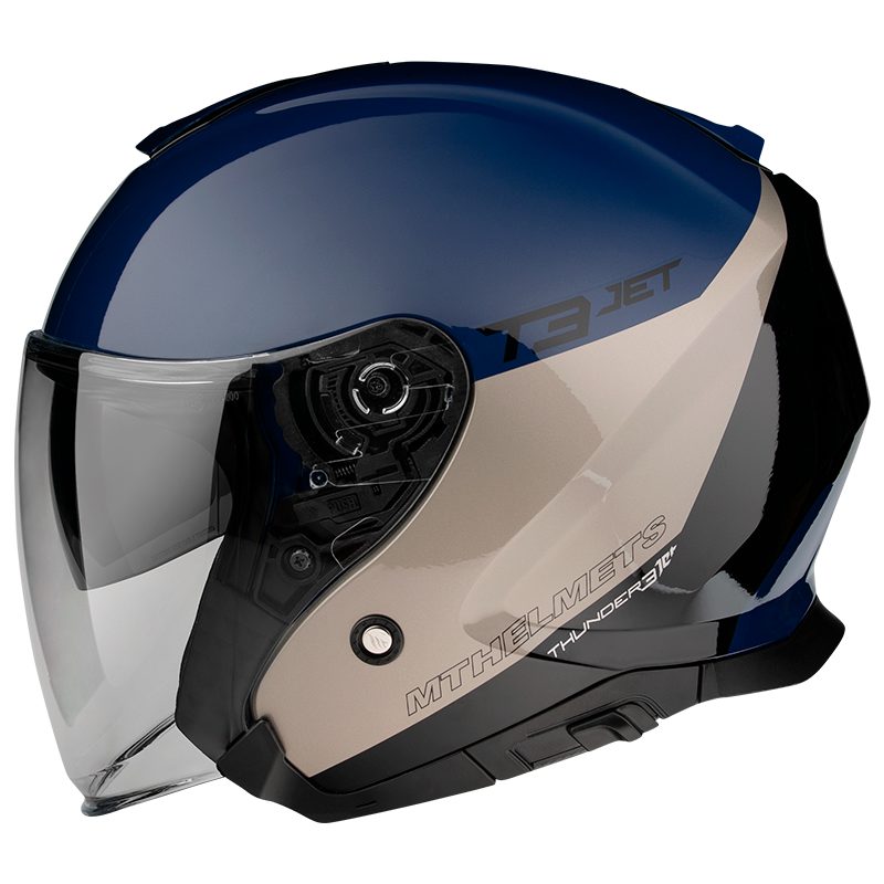 Moto Art - Helmet MT Helmets THUNDER3 SV JET - OF504SV A17 - 017 S - MT  Helmets - Thunder 3 SV Open Face MT - Otvorene kacige MT, Kacige MT, Odjeća  i kacige, Odjeća - Dijelovi za motocikle