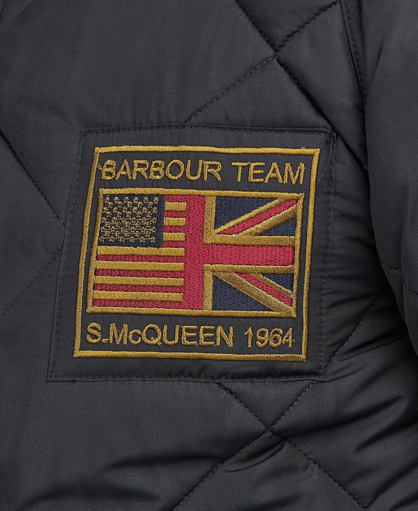 Gentleman Store - Prošivena jakna Barbour International Steve McQueen™  Quilted Merchant Jacket - Black - Barbour International - Jakne i kaputi -  Odjeća