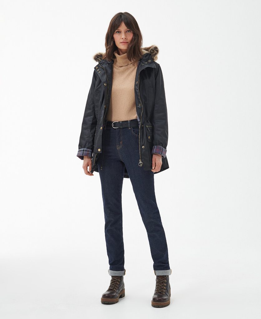 Gentleman Store Barbour Kelsall Waxed Cotton Parka Jacket — Classic