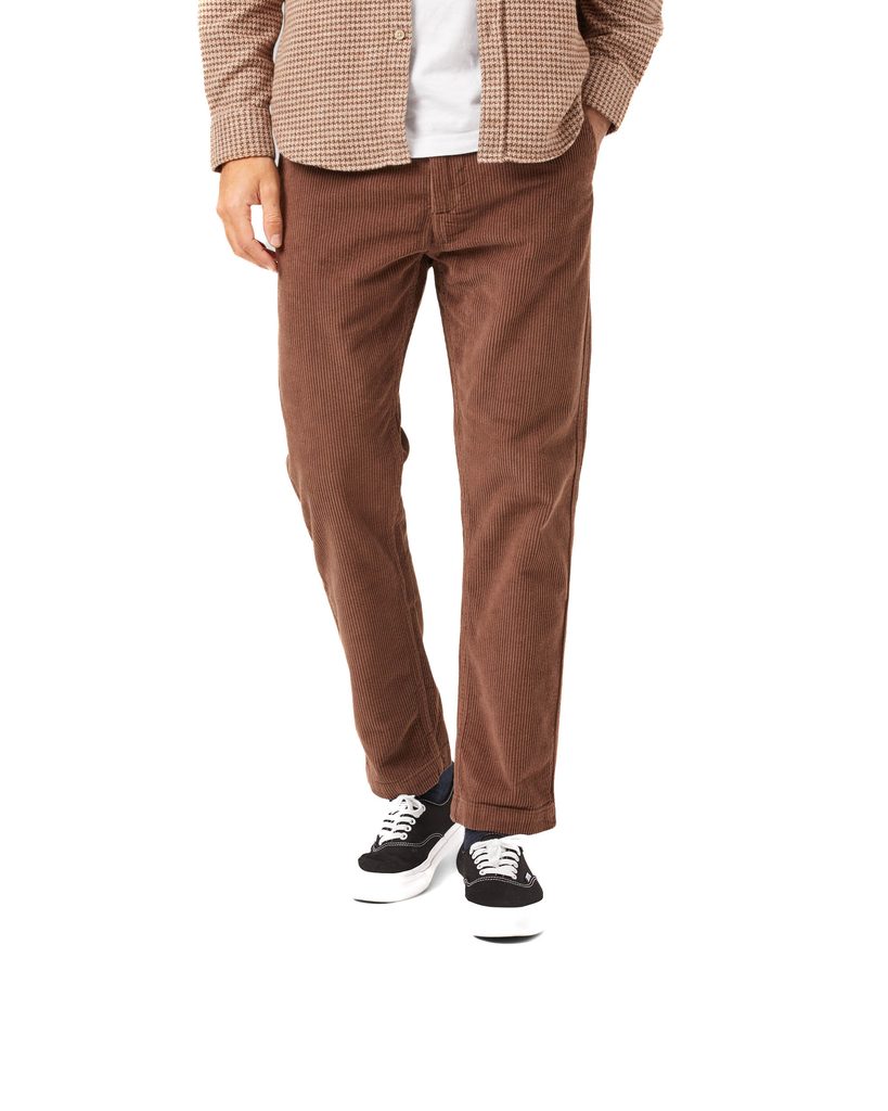 Gentleman Store - Samtane hlače Portuguese Flannel - Brown - Portuguese  Flannel - Hlače - Odjeća