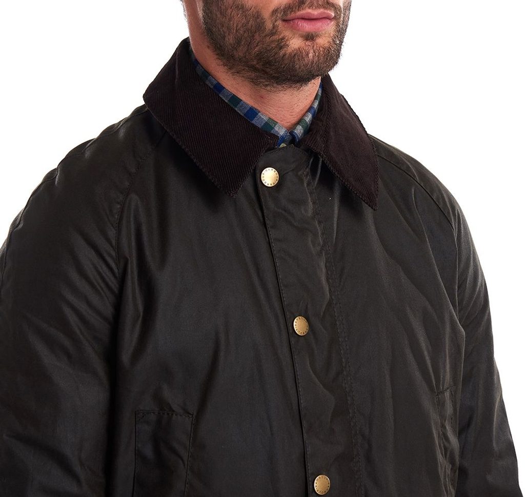 Gentleman Store - Voštana jakna Barbour Ashby – maslinasta - Barbour - Jakne  i kaputi - Odjeća