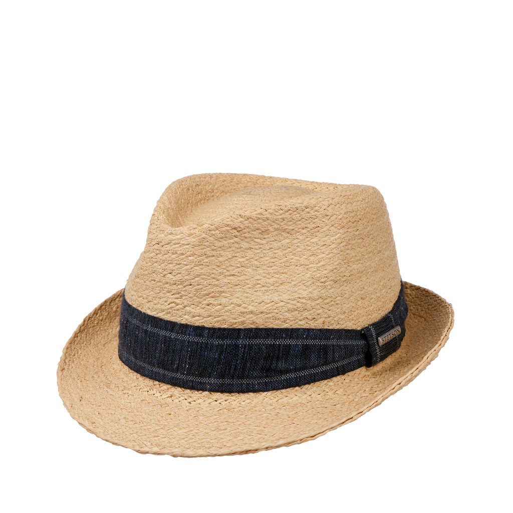 Gentleman Store - Slamnati ljetni šešir Stetson Trilby Raffia - Stetson -  Šeširi i kape - Odjeća