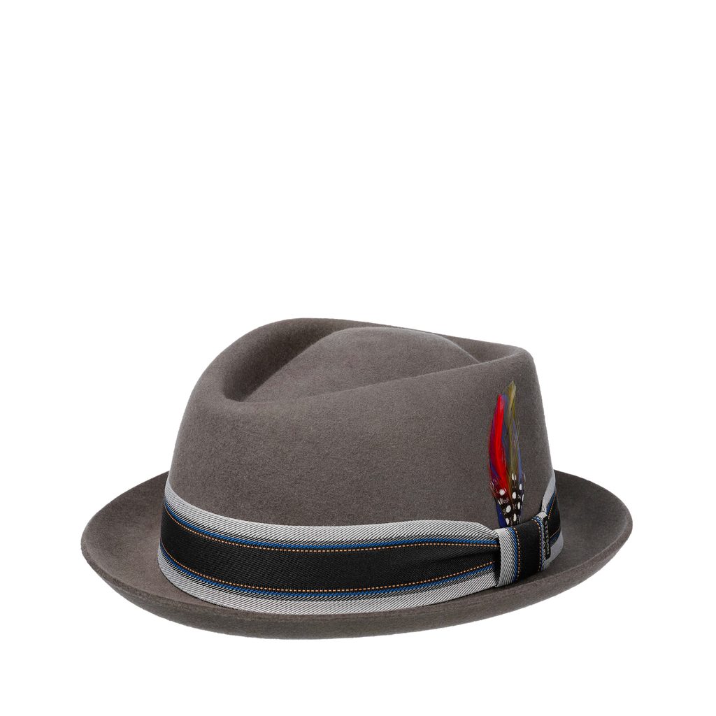 Gentleman Store - Zimski šešir Stetson Diamond Woolfelt od vunenog filca -  Grey - Stetson - Šeširi i kape - Odjeća