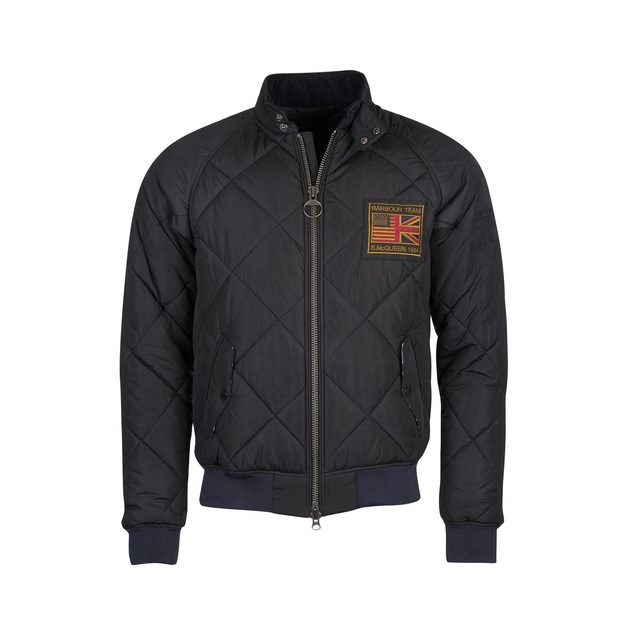 Gentleman Store - Prošivena jakna Barbour International Steve McQueen™  Quilted Merchant Jacket - Black - Barbour International - Jakne i kaputi -  Odjeća