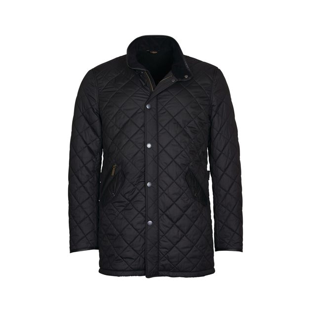 Gentleman Store - Produžena prošivena jakna Barbour Long Powell - Black -  Barbour - Jakne i kaputi - Odjeća