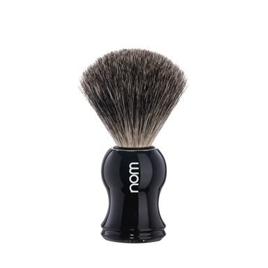 Četka za brijanje nom od GUSTAV od dlaka jazavca (pure badger, crna)
