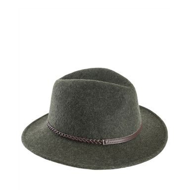 Barbour Tack Fedora — Olive Melange