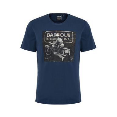 Barbour International Race T-Shirt — Oxford Navy