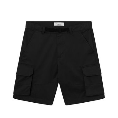 Sportske kratke hlače od organskog pamuka Knowledge Cotton Apparel — Black Jet