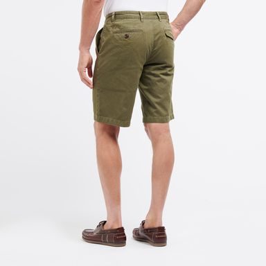 Jednobojne kratke hlače Knowledge Cotton Apparel — Safari