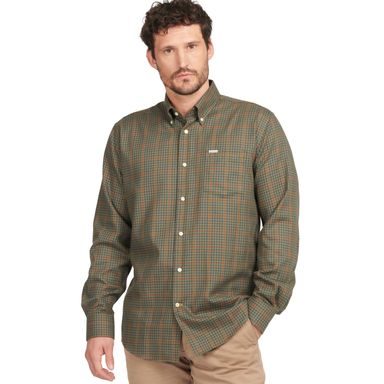 Barbour Henderson Thermo Weave Shirt — Olive