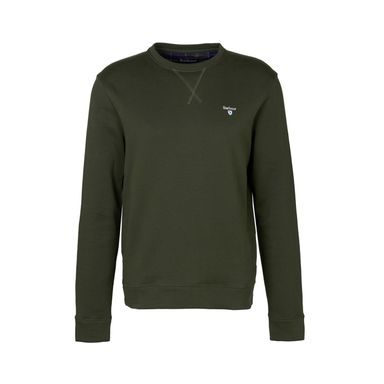 Barbour Ridsdale Crew-Neck Sweatshirt — Forest