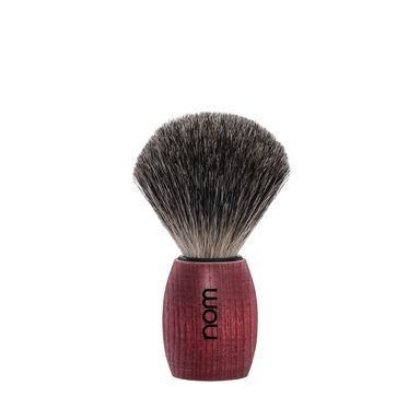 Četka za brijanje nom OLE od dlaka jazavca (pure badger, crveni jasen)