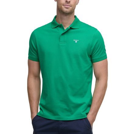 Barbour Active Tailored Fit Polo Shirt — Hedge Green