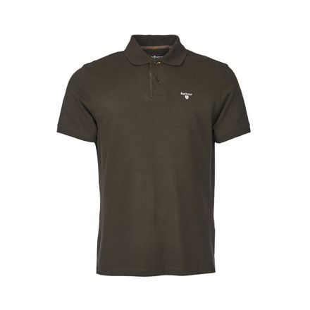Barbour Tartan Poloshirt Pique — Forest Green
