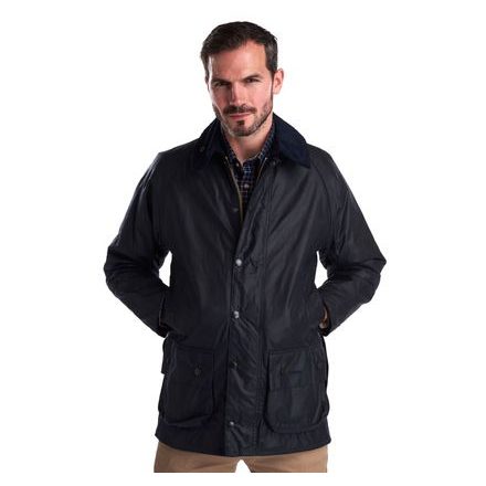 Voštana jakna Barbour Beaufort – navy