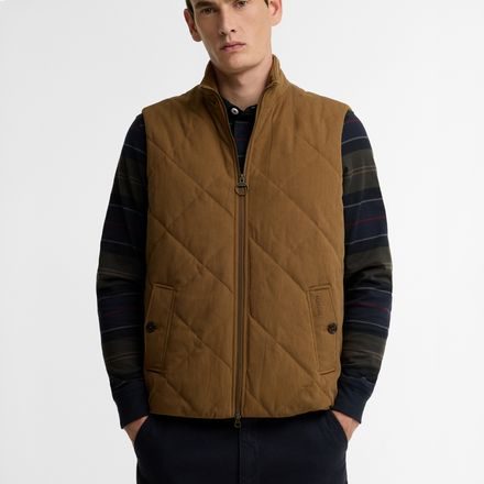 Barbour Corden Quilted Gilet — Beech