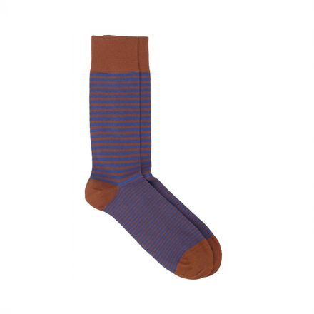 Pedemeia Organic Cotton Pattern Socks — Blue