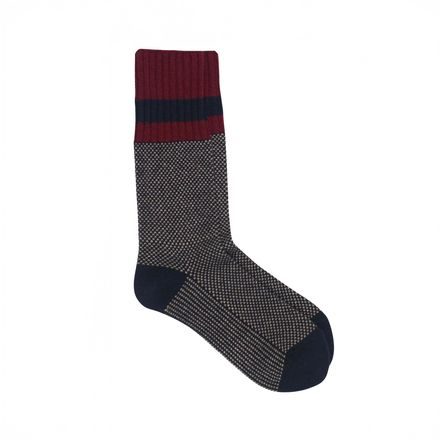 Pedemeia Socks Pattern Cashmere — Navy