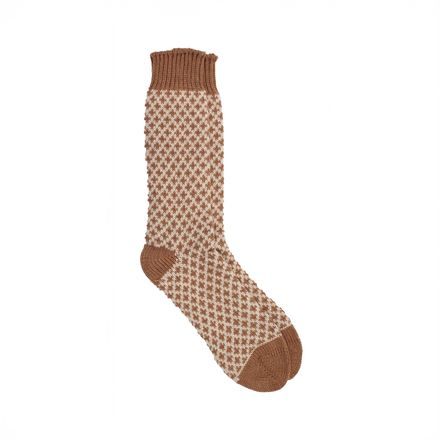 Pedemeia Socks Fleur-De-Lis Cashmere — Beige