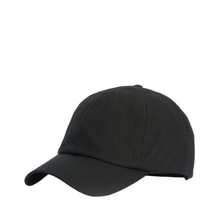 Barbour Waxed Sports Cap — Classic Black