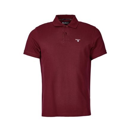 Barbour Tartan Poloshirt Pique — Ruby