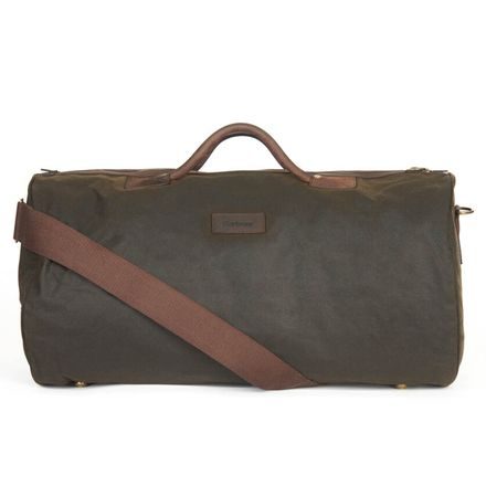 Vikend voštana torba Barbour Holdall - maslinasta