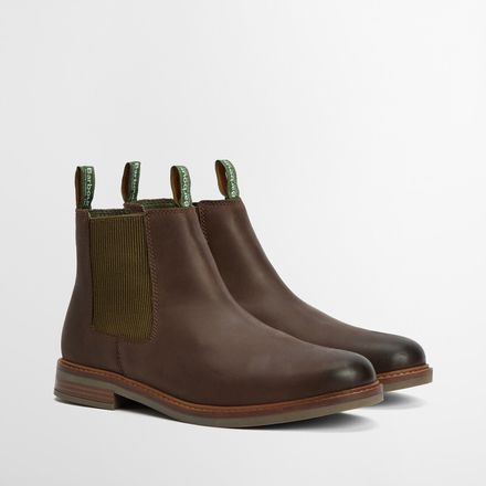 Barbour Farsley Chelsea Boots — Coffee Brown