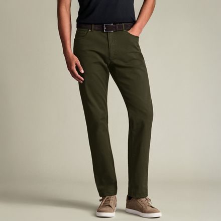 Charles Tyrwhitt 5 Pocket Jeans — Forest Green