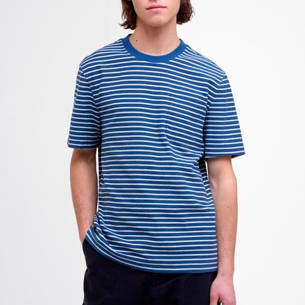 Barbour Frensham Striped T-Shirt — Dark Denim