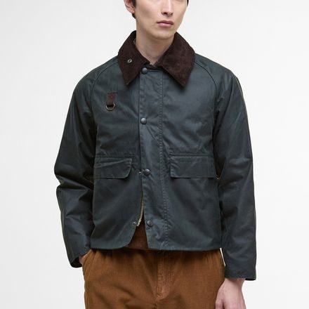 Barbour Spey Waxed Jacket — Sage