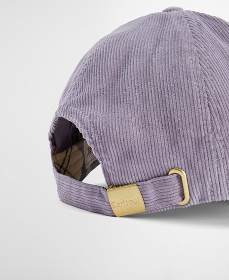 Barbour Oakley Cord Cap — Heather Mist
