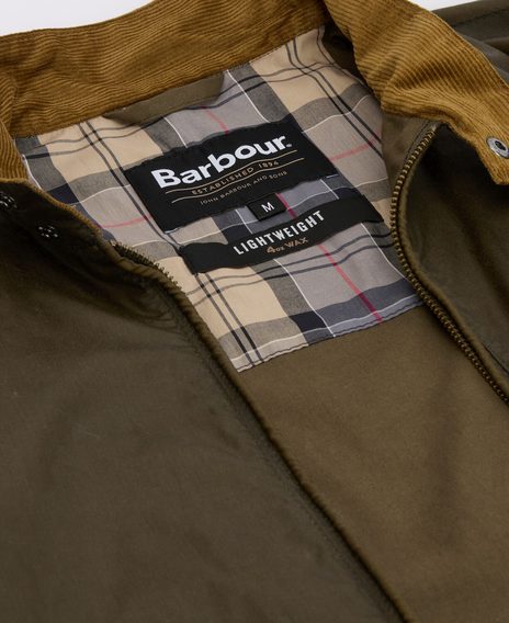 Barbour Lightweight Royston Waxed Jacket — Beech